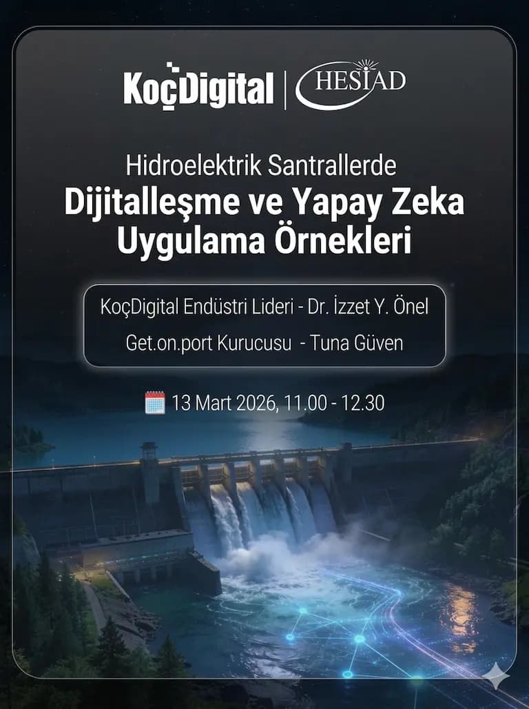 Hidroelektrik Santrallerde  Dijitalleşme ve Yapay Zeka Uygulama Örnekleri