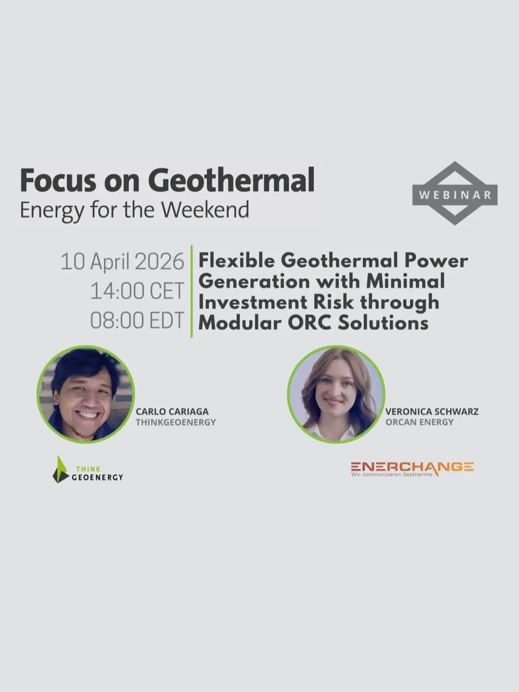 Minimum Yatırım Riskle Esnek Jeotermal Enerji Üretimi, Modüler ORC Çözümleri yardımıyla