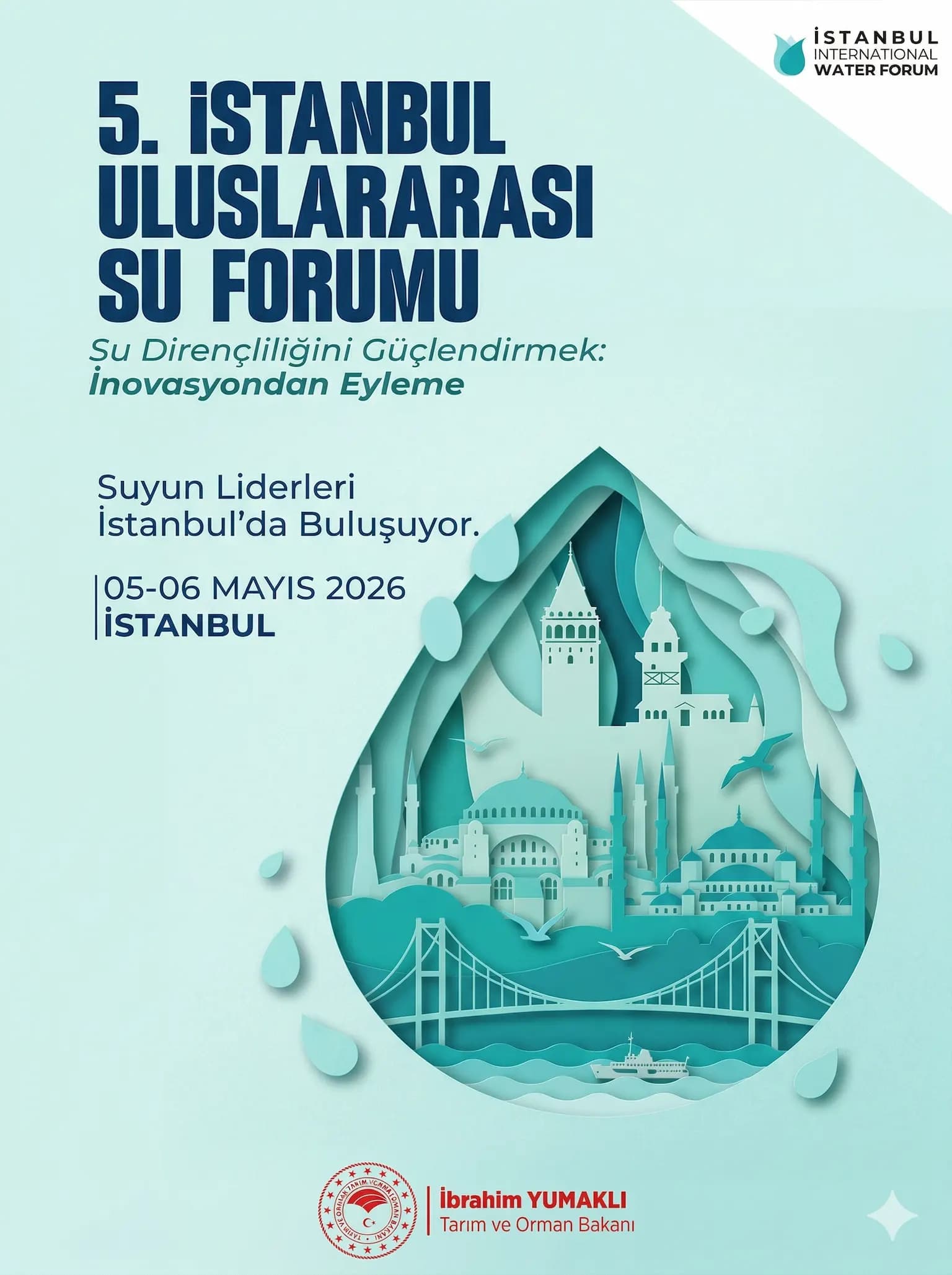 5. İstanbul Uluslararası Su Forumu