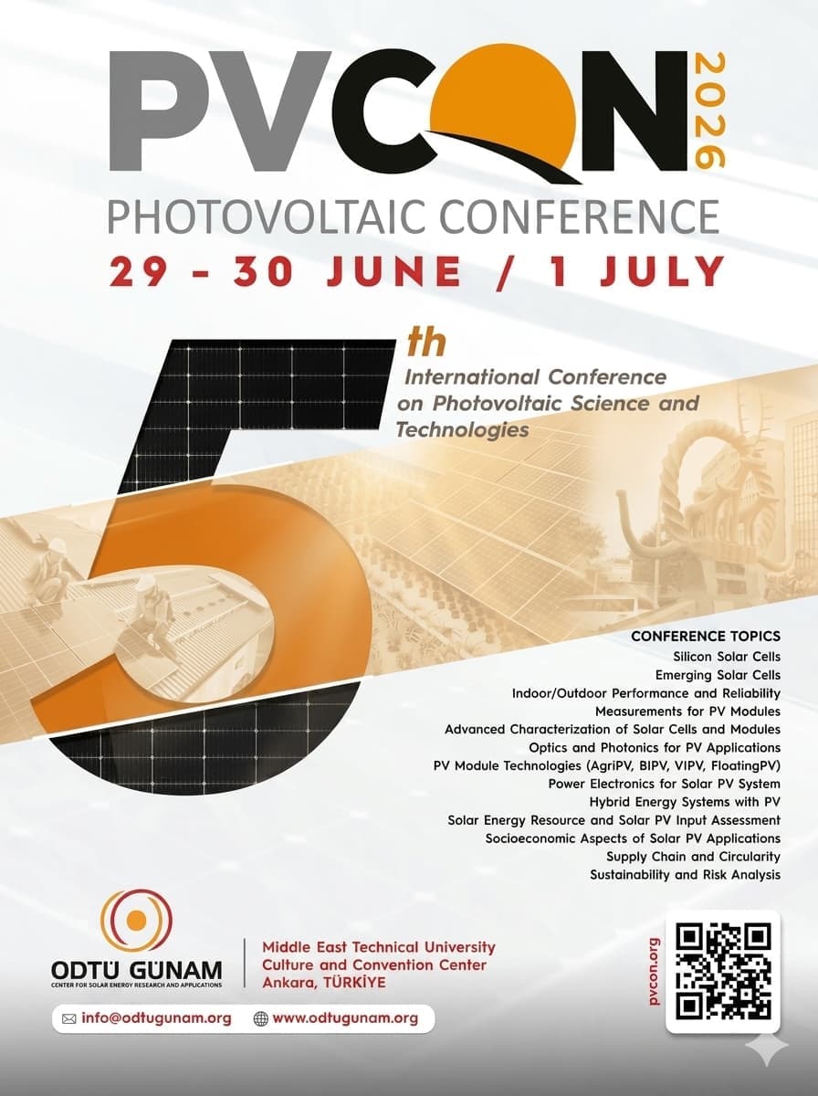 PVCON 2026 - 5th International Conference on Photovoltaic Science and Technologies