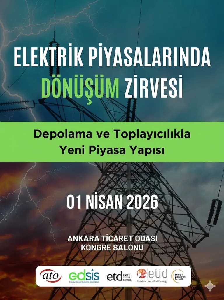 Elektrik Piyasalarında Dönüşüm Zirvesi Depolama ve Toplayıcılıkla Yeni Piyasa Yapısı
