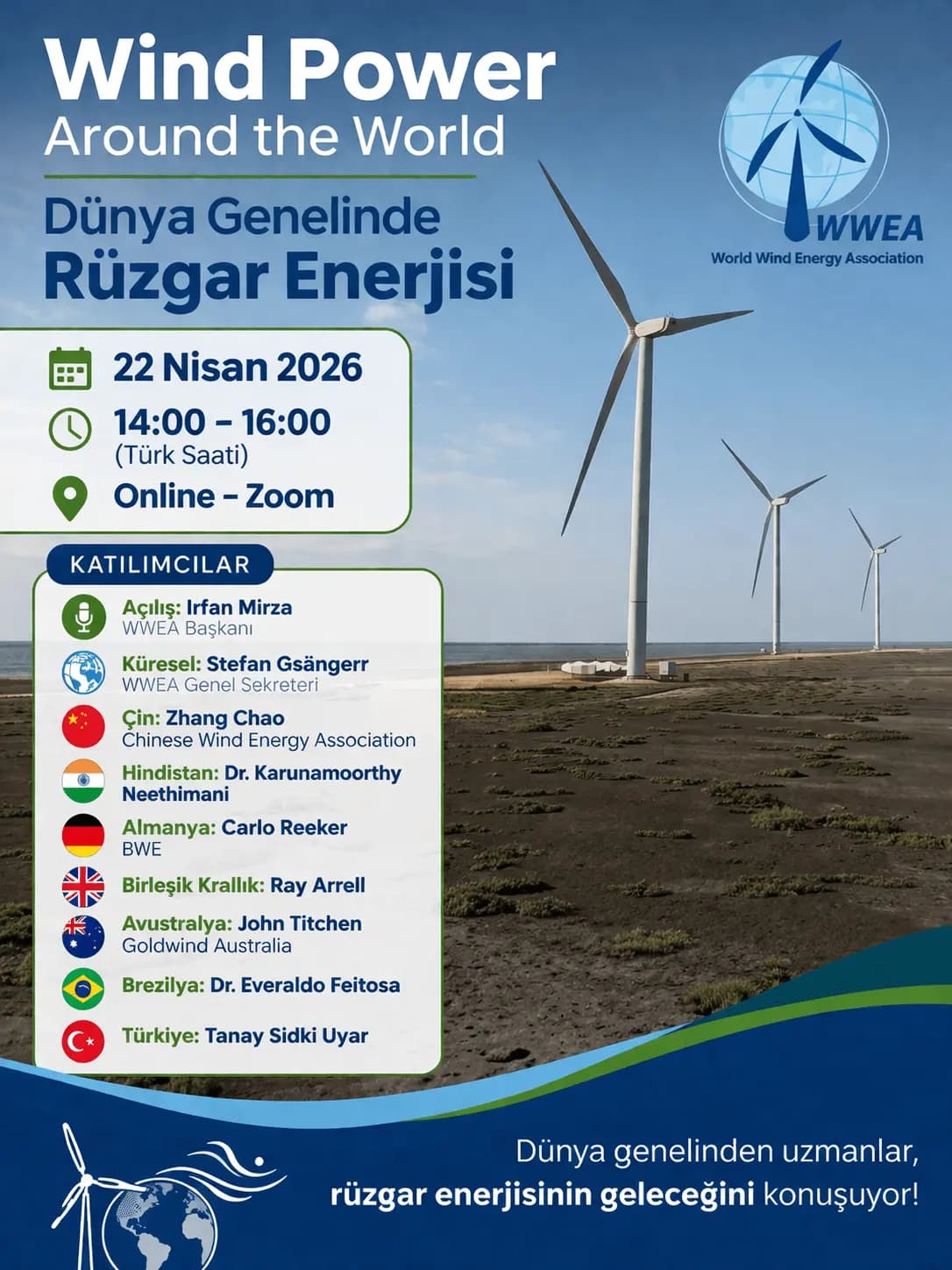 Dünya Genelinde Rüzgar Enerjisi - Wind Power Around the World